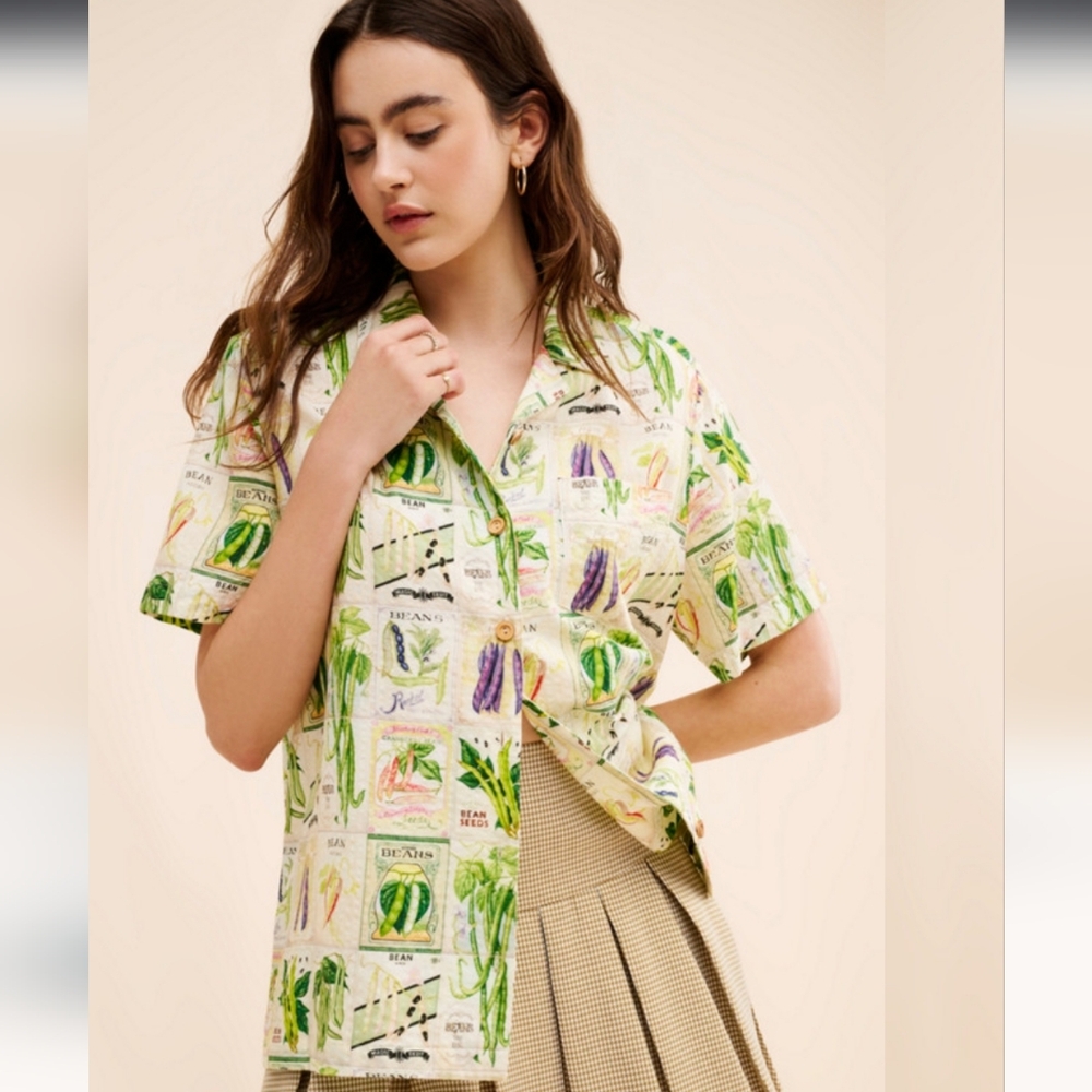 Rachel Antonoff Veggie Button Up